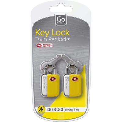 TSA Twin Key Lock - Locks Yellow
