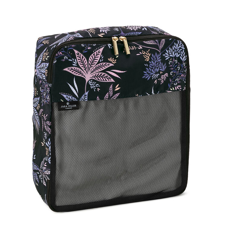 Packing Cube Set - Black Botanic, , hi-res