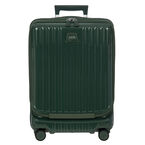 55cm Carry On Spinner With Front Pocket - Positano Emerald