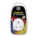 627 UK - Aus Adaptor With USB - Adaptors Assorted
