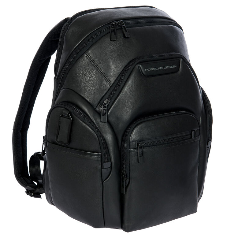 Large Backpack - Roadster Leather Evo Black, , hi-res