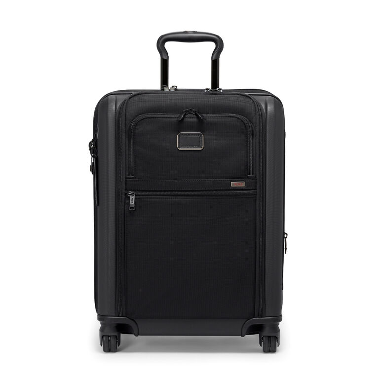 Continental Dual Access 4 Wheel Carry On 56cm - Alpha Hybrid Black, , hi-res
