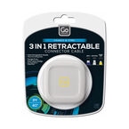 3 In 1 Retractable Cable - Electronics Assorted