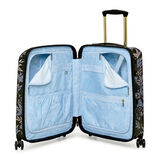Small Trolley Spinner Suitcase - Black Botanic, , hi-res