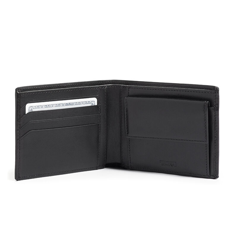 Global Wallet With Coin Pocket - Nassau Black Smooth, , hi-res