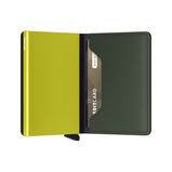 Slim Wallet - Matte Wallets Green &amp; Lime Green, , hi-res