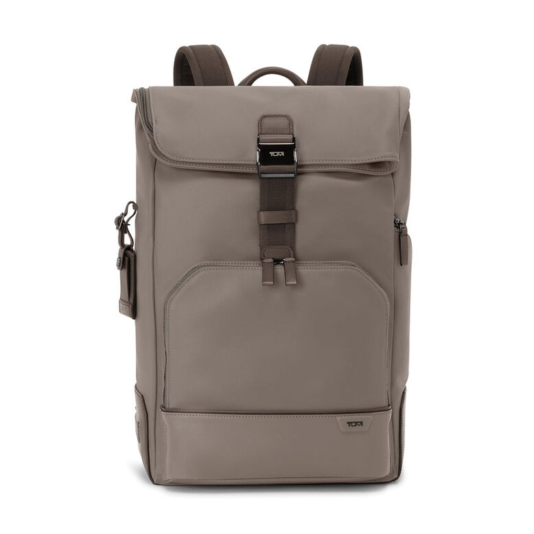 Osborn Roll Top Backpack - Harrison Nylon Grey, , hi-res