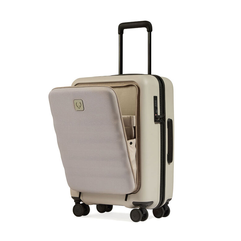 55cm Cabin Suitcase With Pocket - Icon Stripe Grey, , hi-res