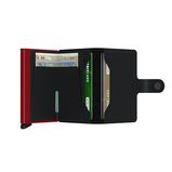 Mini Wallet  - Matte Black &amp; Red, , hi-res