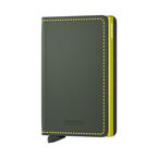 Slim Wallet - Matte Wallets Green & Lime Green