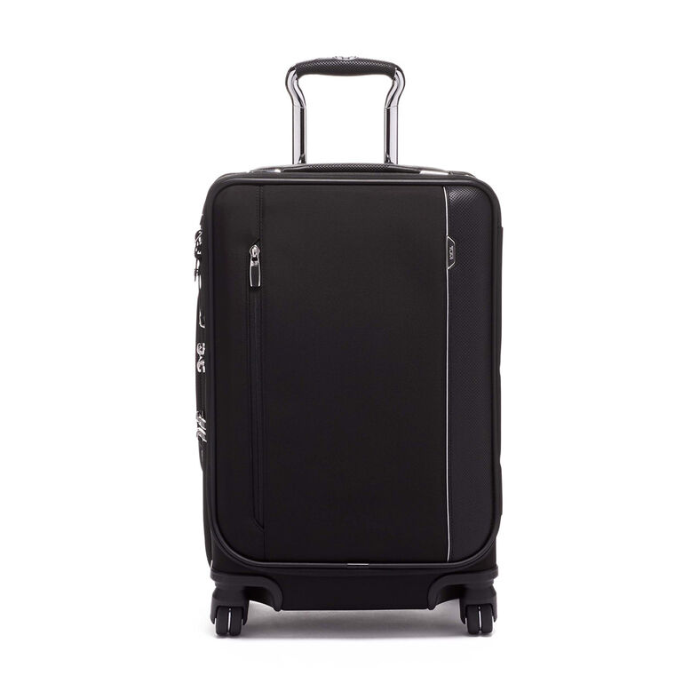 International Dual Access 4 Wheel Carry On 56cm - Arrive Black, , hi-res