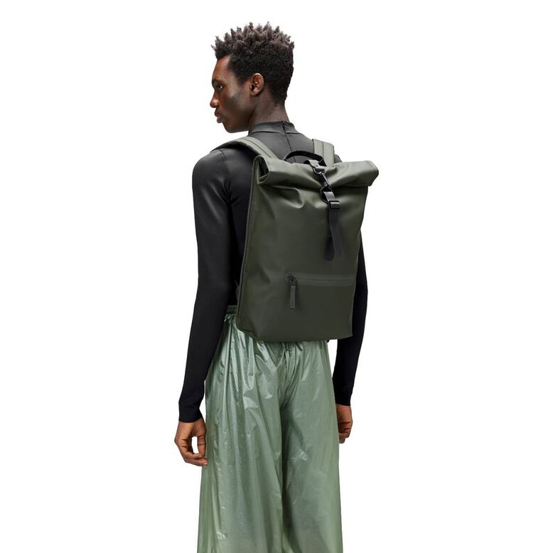 Rucksack  - Rolltop Green, , hi-res