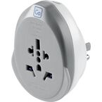 World To USA USB C Fast Charge - Adaptors Grey