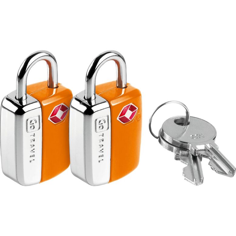 TSA Twin Key Lock - Locks Orange, , hi-res