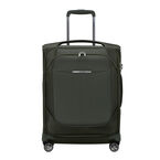 55cm Expandable Carry On Suitcase - Re-Lite Green