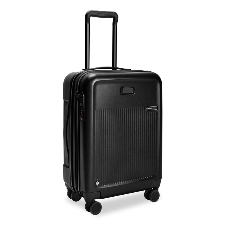 53cm Expandable Carry On Spinner - Sympatico 3.0 Black, , hi-res