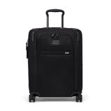 Large Dual Access Expandable Carry On Suitcase 55cm - Alpha 4 Black, , hi-res