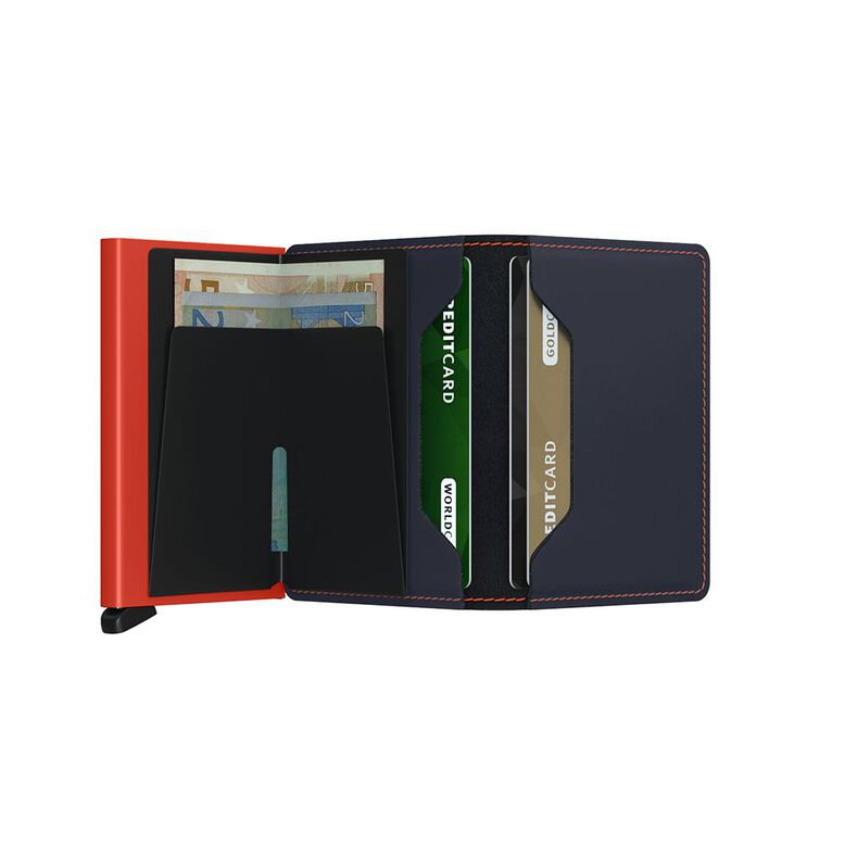 Slim Wallet - Matte Wallets Night Blue Orange, , hi-res
