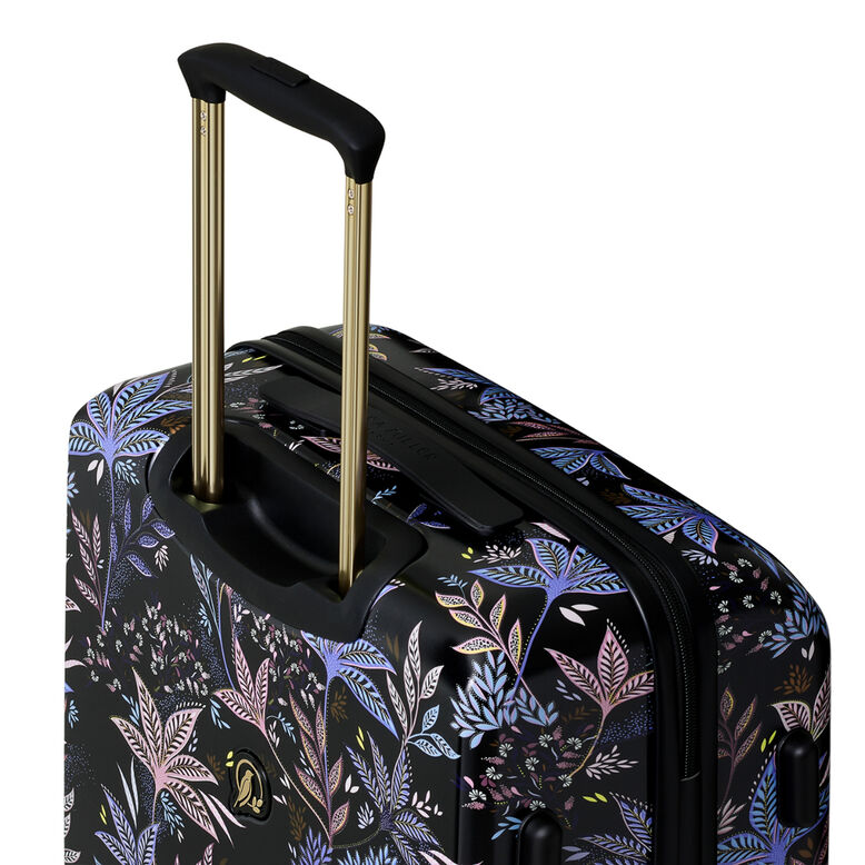 Small Trolley Spinner Suitcase - Black Botanic, , hi-res