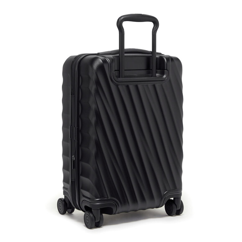 International Expandable Carry-On Suitcase - 19 Degree Poly Black, , hi-res