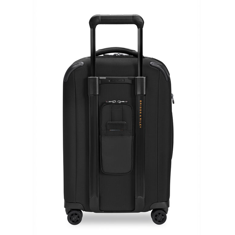 Essential Carry On Spinner Suitcase - ZDX Black, , hi-res