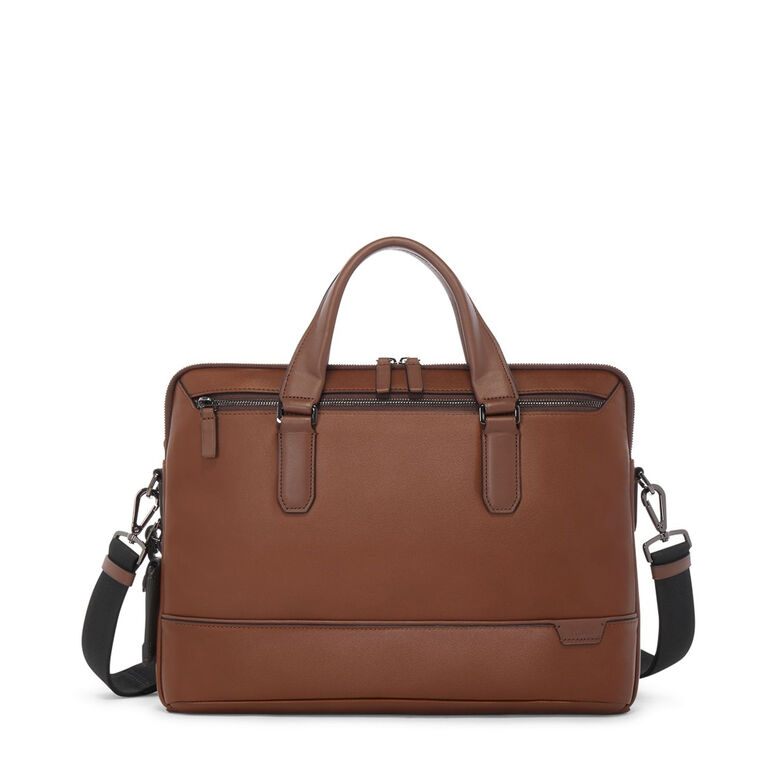 Sycamore Slim Brief - Harrison Leather Cognac, , hi-res
