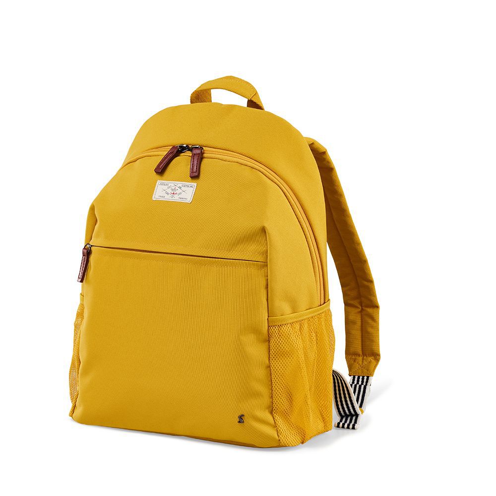 Yellow travel 2025 backpack