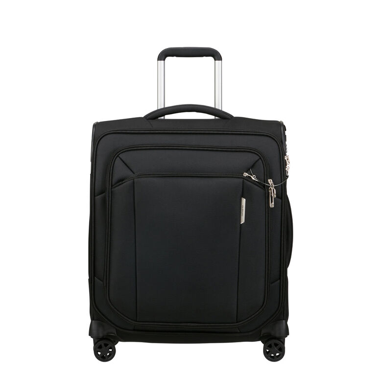 56cm Cabin Spinner Suitcase - Respark Black, , hi-res