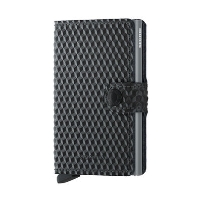 Mini Wallet - Cubic Black Titanium