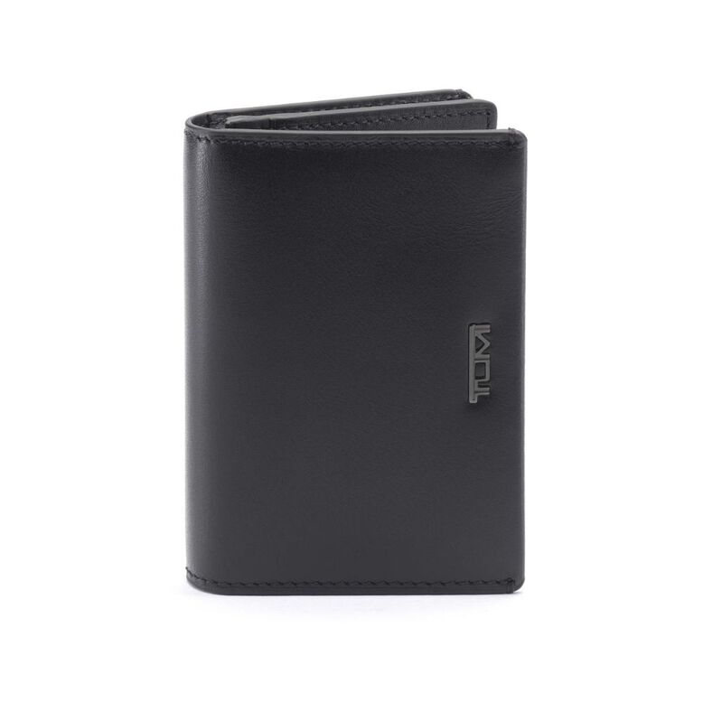Gusseted Card Case - Nassau Black Smooth, , hi-res