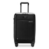 56cm Front Pocket Carry On Spinner Suitcase - Sympatico 3.0 Black, , hi-res