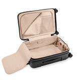 56cm Front Pocket Carry On Spinner Suitcase - Sympatico 3.0 Black, , hi-res