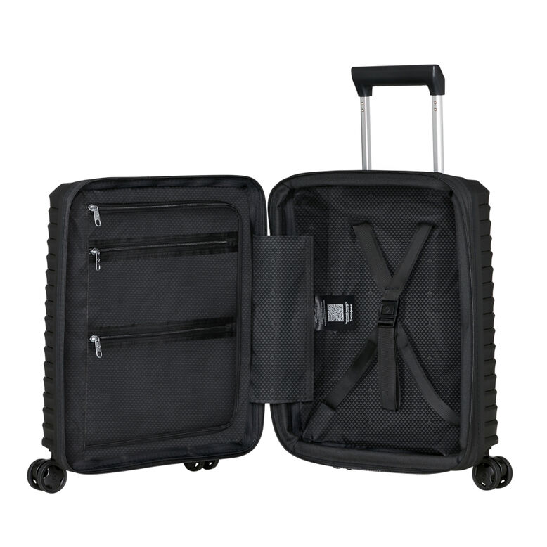 45cm 4 Wheel Underseater Suitcase - Upscape Black, , hi-res