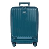 55cm Carry On Spinner With Front Pocket - Positano Sea Green, , hi-res