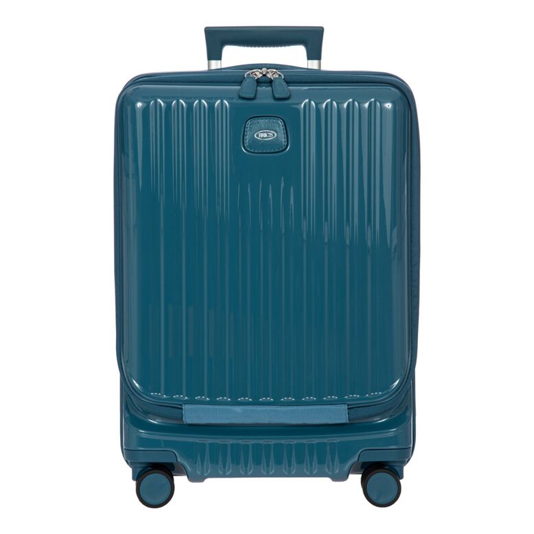 55cm Carry On Spinner With Front Pocket, , hi-res