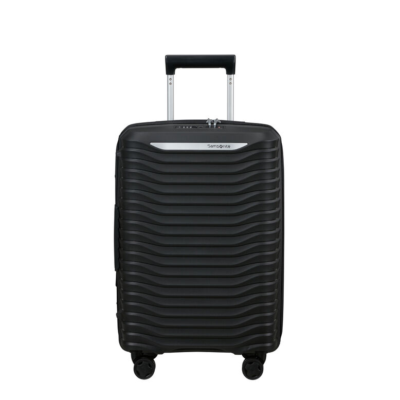 55cmx35cm Carry On Spinner Suitcase - Upscape Black, , hi-res
