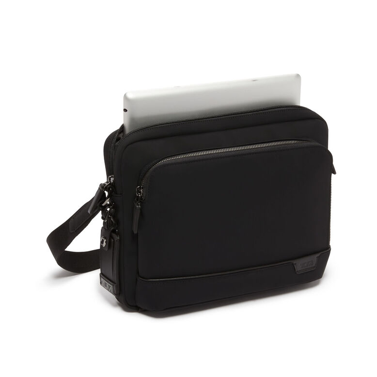 Leo Crossbody - Harrison Nylon Black, , hi-res