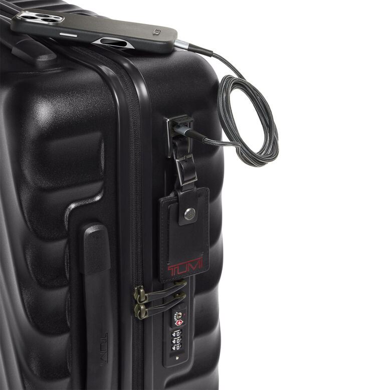 Continental Slim Carry On Suitcase - 19 Degree Poly Black, , hi-res