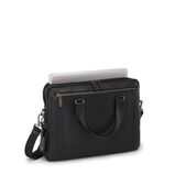 Sycamore Slim Briefcase - Harrison Leather Black, , hi-res