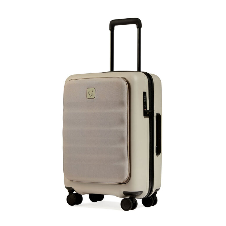 55cm Cabin Suitcase With Pocket - Icon Stripe Grey, , hi-res