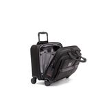 Deluxe 4 Wheel Laptop Briefcase 35.5cm - Alpha 3 Black, , hi-res