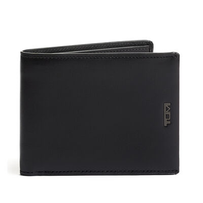 Global Wallet With Coin Pocket - Nassau Black Smooth