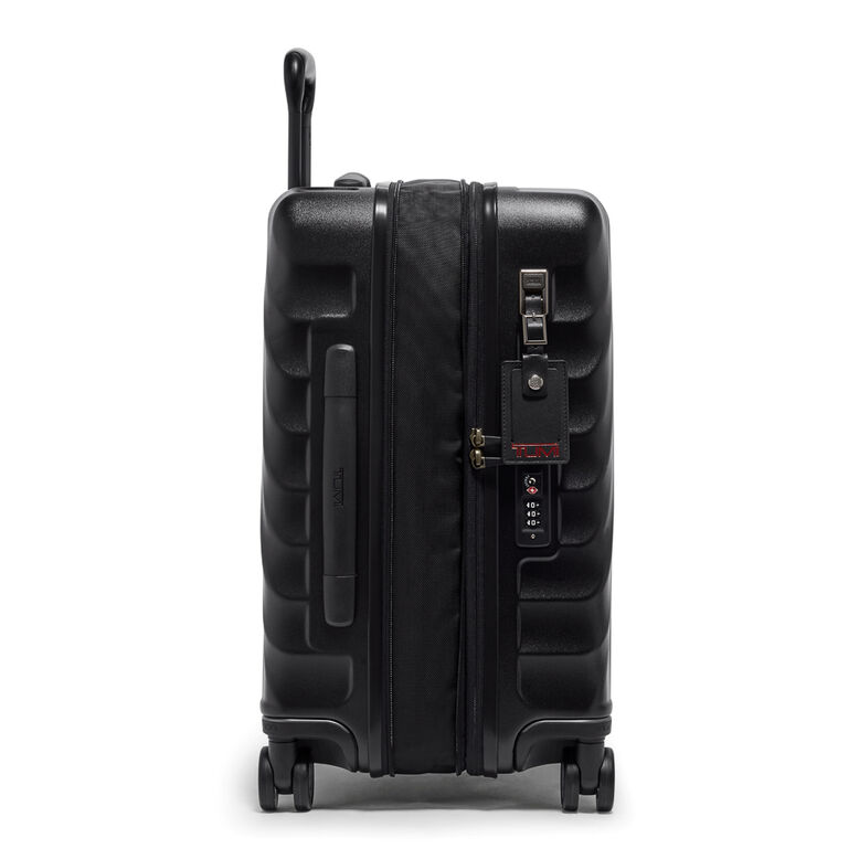 International Expandable Carry-On Suitcase - 19 Degree Poly Black, , hi-res