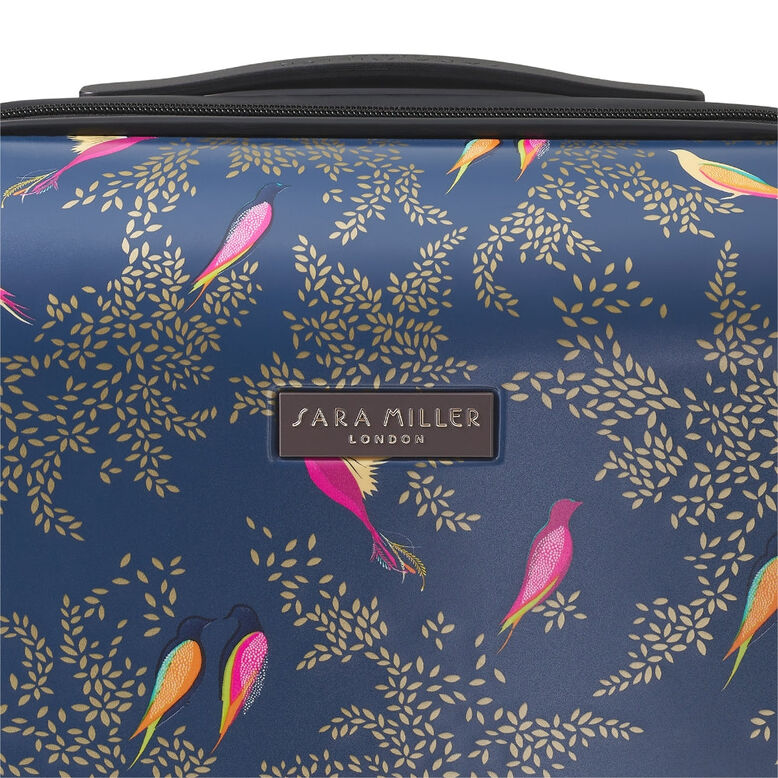 Small Trolley Spinner Suitcase - Smokey Blue Birds, , hi-res