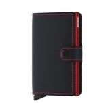 Mini Wallet  - Matte Black &amp; Red, , hi-res