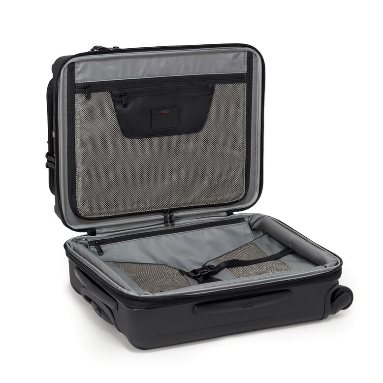 Continental Dual Access 4 Wheel Carry On 56cm - Alpha Hybrid Black, , hi-res