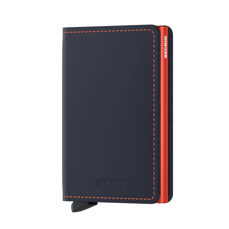 Slim Wallet - Matte Wallets Night Blue Orange, , hi-res