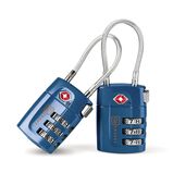Combi Cable Twin Locks - Locks Blue, , hi-res