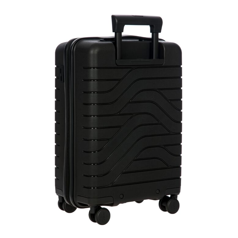 55cm Cabin Spinner With Front Pocket- Ulisse Black, , hi-res