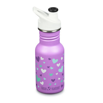 355Ml Sports Bottle - Kids Bottles Orchid Hearts,